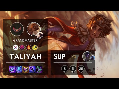 Taliyah Support vs Alistar - KR Grandmaster Patch 12.5