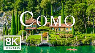 Lake Como 8K UHD | Crystal Waters, Charming Villages & Incredible Moun