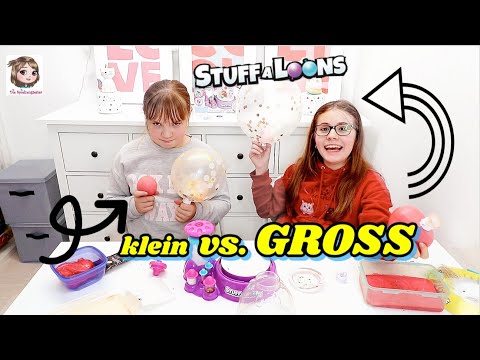 SCHLEIM SQUEEZE DIY 🎈 Hannah & Mia testen Stuff-A-Loons um Stressbälle zu machen 🦄 Galupy Unicorns