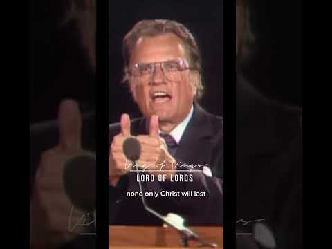 King of Kings and Lord of Lords! #billygraham #billygrahamclassics