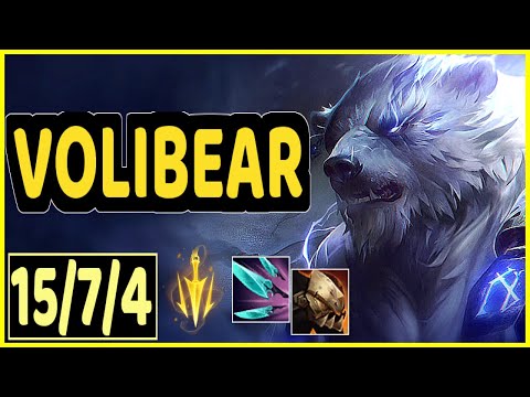 VOLIBEAR VS MORDEKAISER - 15/7/4 KDA JUNGLE GAMEPLAY