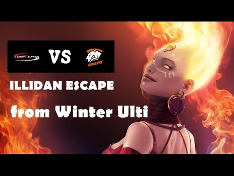 Dota 2 '' Illidan escape from 'coL' gank '' Lina coL - VP TI5 Main Event