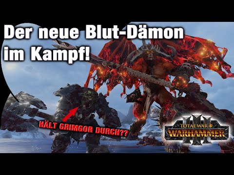 Der neue Blutdämon im Kampf - Khorne vs Grünhäute im Warhammer 3 Multiplayer
