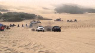 preview picture of video 'Chevy Duramax and Ford Powerstroke Drag Race in Pismo Beach'