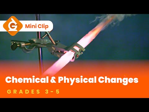 Chemical vs. Physical Changes Video for Kids | Science Lesson for Grades 3-5 | Mini-Clip