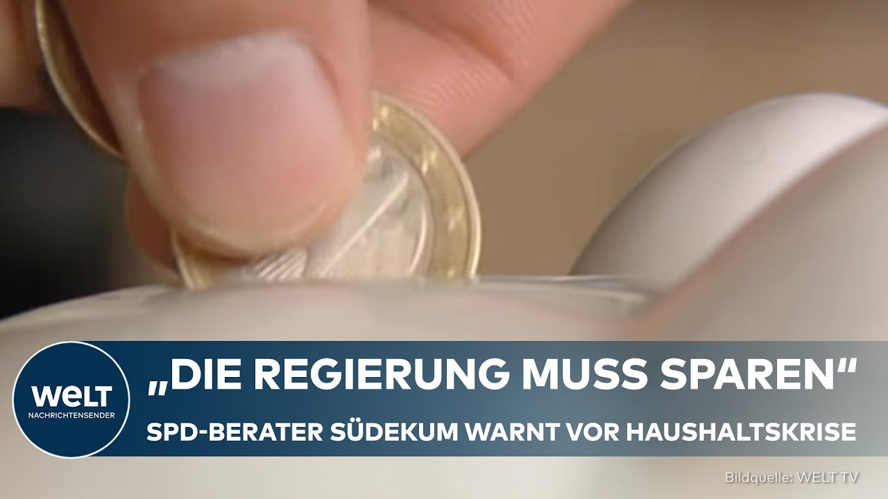 DEUTSCHLAND: SPD-Berater Südekum warnt vor Haushaltskrise – Regierung muss sparen