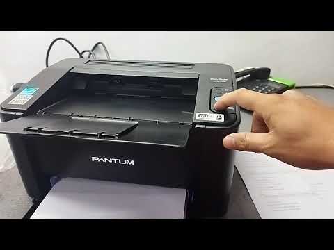 Lazerinis spausdintuvas|PANTUM|P2500W|USB 2.0|WiFi|P2500W video