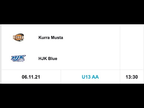 Kurra Musta - HJK BLUE  06.11.21 (AA)