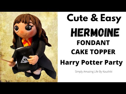 Harry Potter Cake topper | Hermonie Cake Topper | Simply Kaushiki