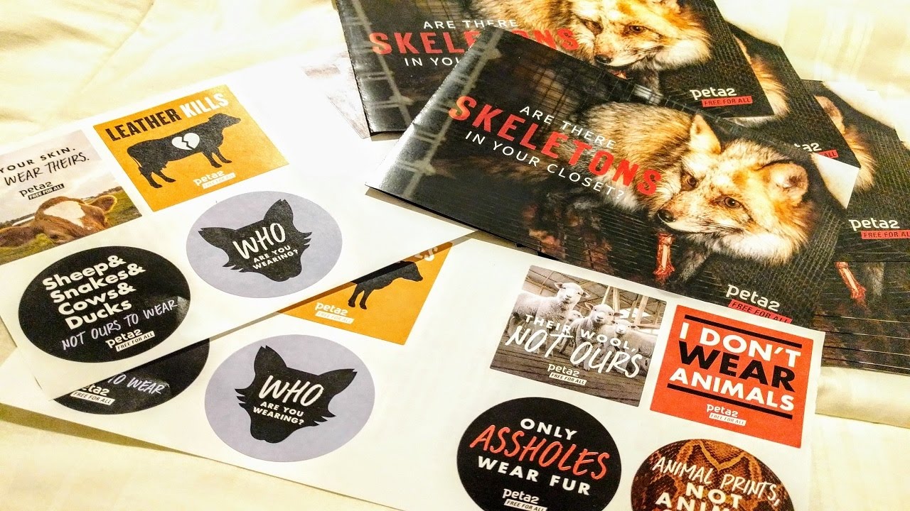 Free Stickers From Peta