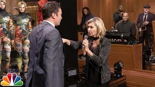 Jimmy and Olivia Newton-John Sing &quot;You&#39;re The One That I Want&quot; (Extended Version)