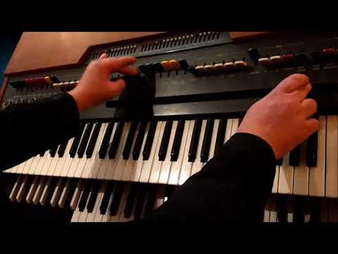 Yamaha Combo Organ Orgel YC45D Vintage Organ Synthesizer Analog Polyphonic 70s Brown image 11