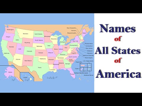 アメリカ全土 |米国州MAPの位置エリア