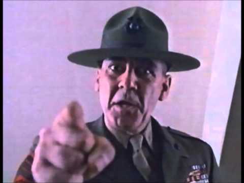 full metal jacket Gunnery Sgt  Hartman