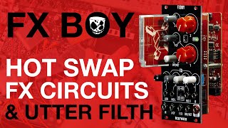 Video thumbnail for Hot swapping FX circuits with the Befaco FX Boy // CAUTION - there's utter filth in here! by DivKid