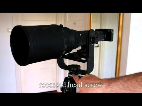 Manfrotto ilgo objektyvo monopod laikiklis 393 video