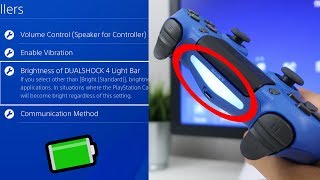 This secret feature will literally increase your ps4 controller battery life by 10x
