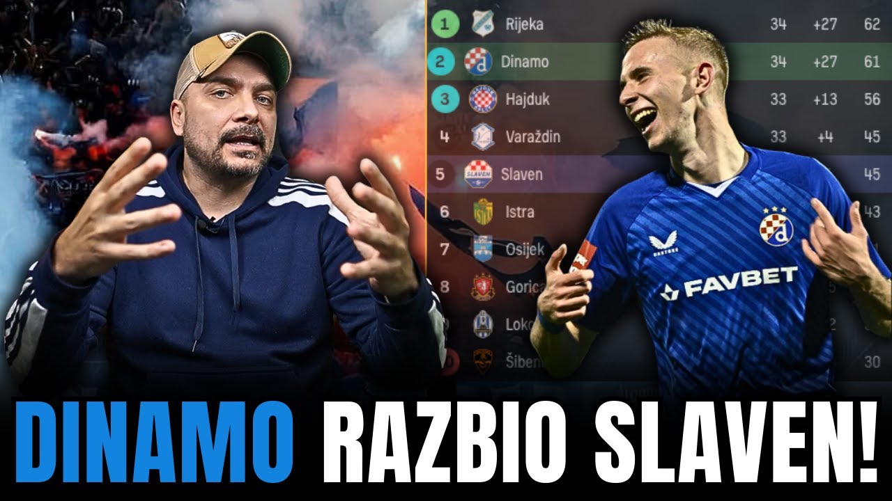 DINAMO vs SLAVEN 5:0! DINAMO PUŠE ZA VRAT RIJECI!