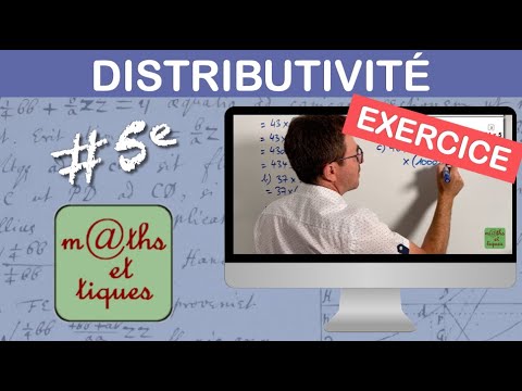 EXERCICE : Appliquer la distributivité pour le calcul mental - Sixième - Cinquième