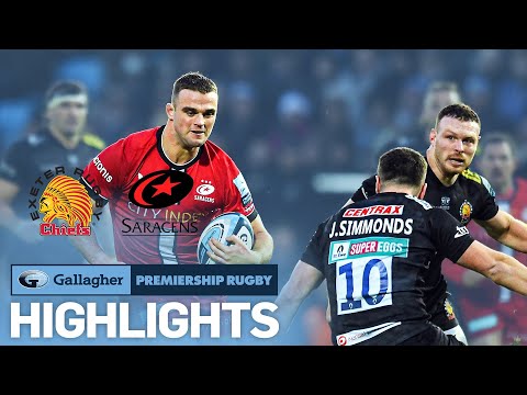 Exeter v Saracens - HIGHLIGHTS | Grudge Match at Sandy Park! | Premiership 2021/22