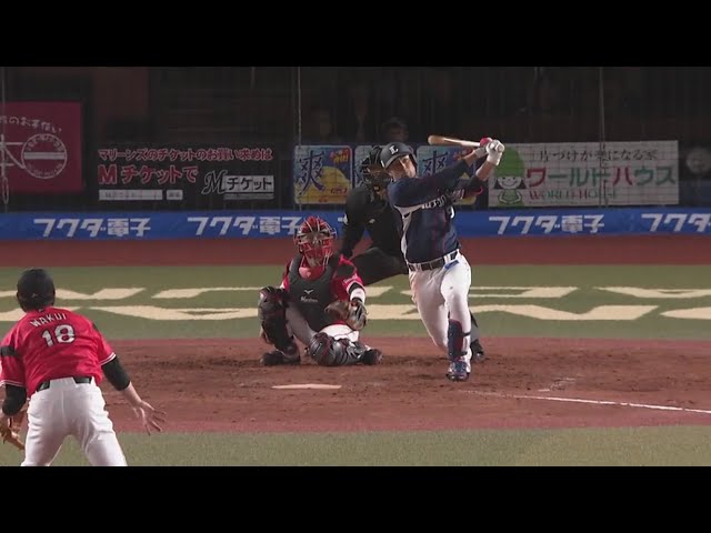 【4回表】ライオンズ・木村 今季第1号はレフトスタンドに運ぶ勝ち越しホームラン!! 2019/4/23 M-L