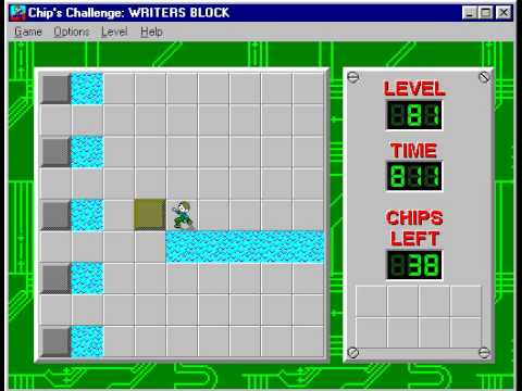 Chip's Challenge 1 level 81 solution - 512 seconds