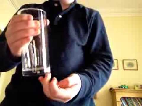 Amazing coin through glass magic trick!!!