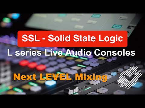 New SSL Live Mixing Consoles (Solid State Logic)