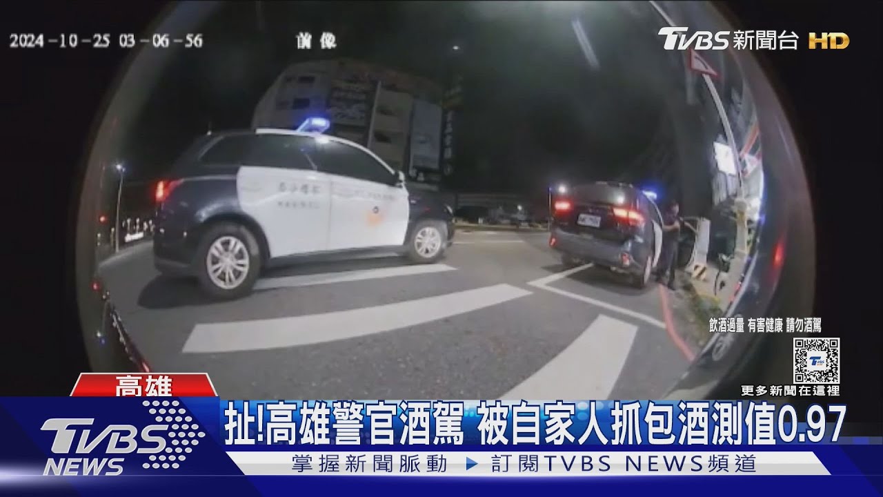扯!高雄警官酒駕 被自家人抓包2大過免職