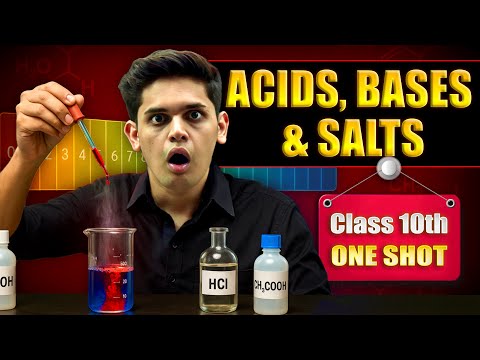 Acids Bases and Salts 🔥| CLASS 10 Science | Complete Chapter | NCERT Covered | Prashant Kirad