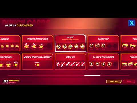 how to complete On fire punchcard