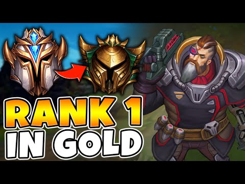 WHEN A CHALLENGER GANGPLANK VISITS GOLD ELO - League of Legends