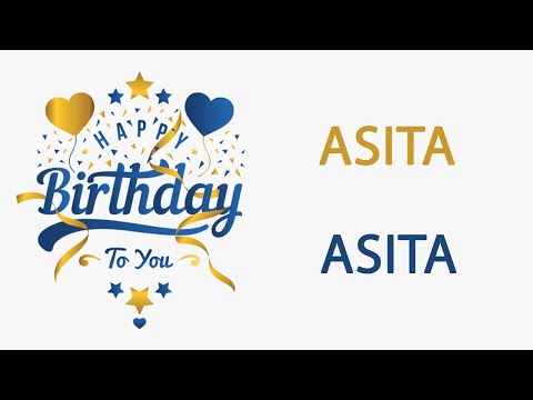 Happy Birthday to Asita - Hindi Birthday Wish From Birthday Bash