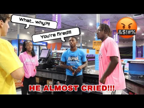 You're FIRED PRANK On COWORKER! (he almost cried)