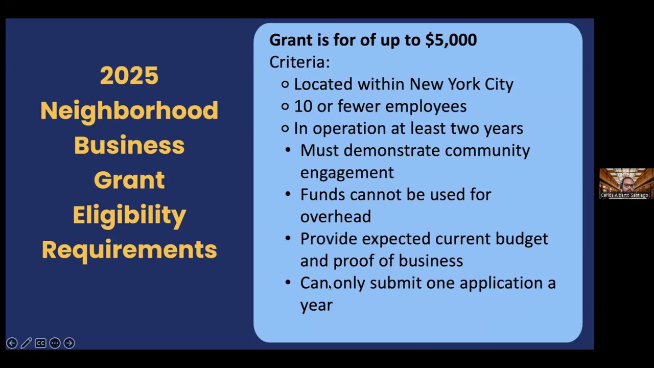CitizensNYC’s 2025 Community Leaders Grant and Neighborhood Business Grant programs