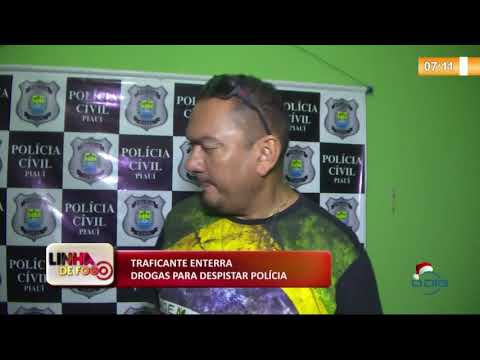LINHA DE FOGO (16 12) TRAFICANTE ENTERRA DROGAS PARA DESPISTAR POLíCIA