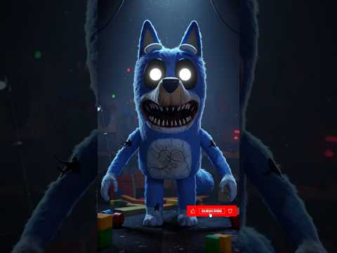 Nightmare Versions of Bluey – Bluey, Bingo, Bandit & Chilli Turned Horrifying