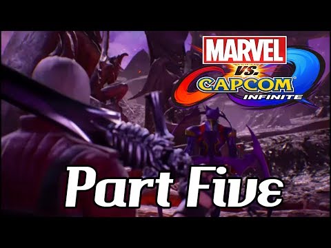 Marvel vs. Capcom Infinite: STORY MODE PLAYTHROUGH Pt. 5 - Dante vs. Jedah! Epic 1 on 1