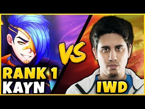 RANK 1 KAYN WORLD VS. IWDOMINATE IN THE JUNGLE! WHO WILL WIN?!? - League of Legends