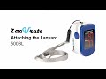 Attaching the Lanyard_ Zacurate 500BL Fingertip Pulse Oximeter