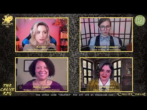 The Calyx - "Genius Loci" Part 1/4 - Cthulhu RPG with Becca Scott