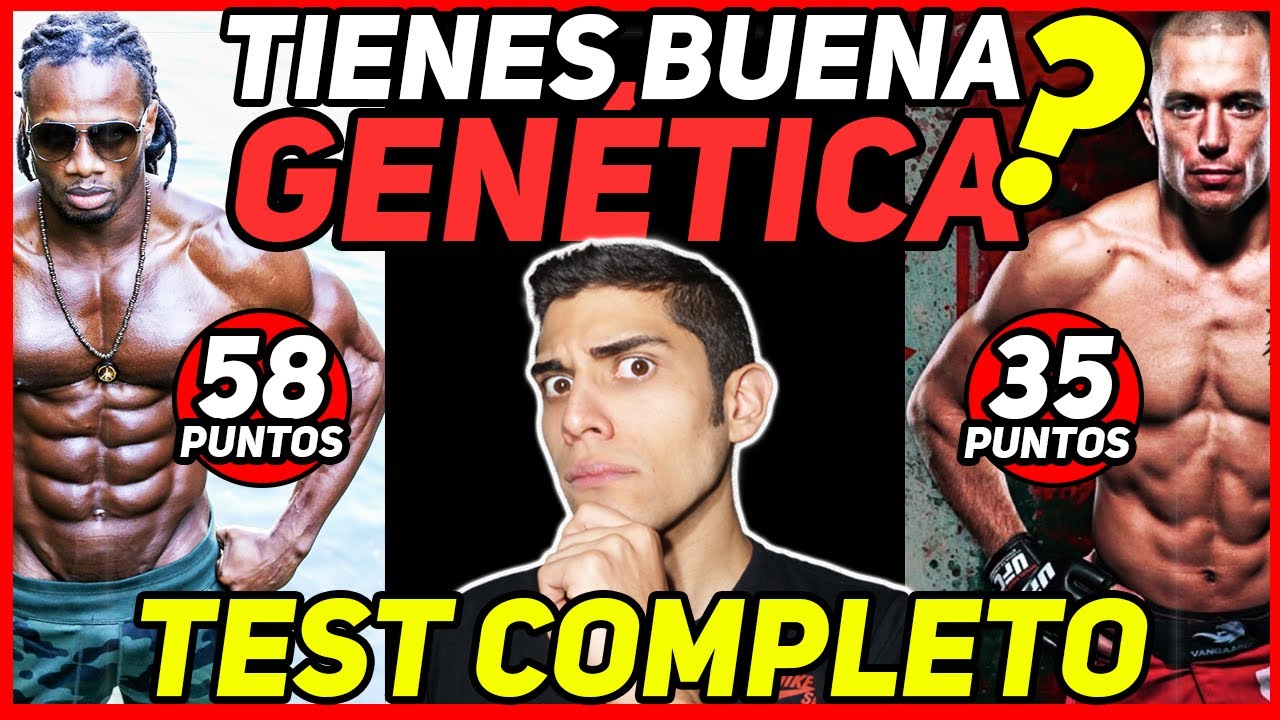 Test de GENÉTICA para CULTURISMO: ¿Qué puntaje sacas