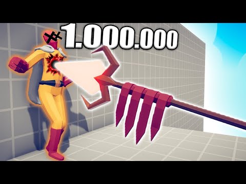 1.000.000 DAMAGE SPEAR OF WAR 1 vs 1 TOURNAMENT - TABS | Totally Accurate Battle Simulator 2023
