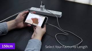 Dux Ducis Fast Charging 2.1A USB-C Oplaad Kabel 2 Meter video
