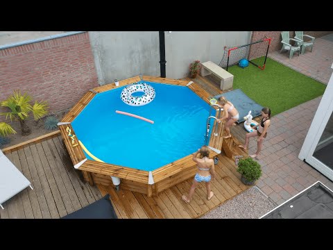 Opzetten Interline Bali Houten Zwembad - De Zwembadmannetjes