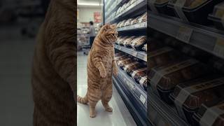 猫、半額シールに本気すぎる#猫 #スーパー #半額シール #コメディ #面白動画 #猫動画 #ショート動画 #あるある #TikTok #Wan27