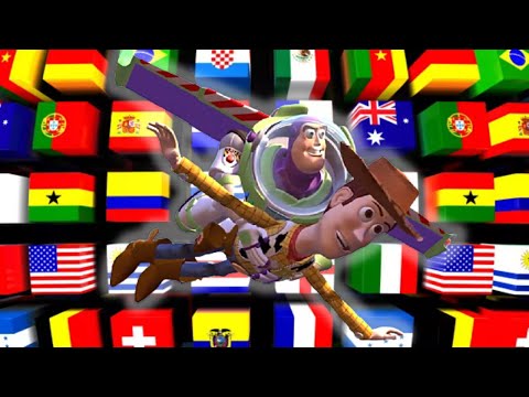 "To infinity & Beyond" in 44 Different Languages | Toy Story (1995) | Woody & Buzz Lightyear