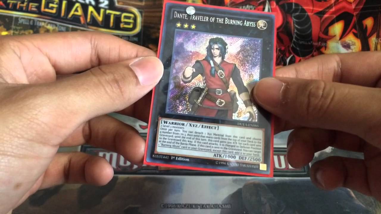 Yu-Gi-Oh Card Explanation (Dante, Traveler of the Burning Abyss)