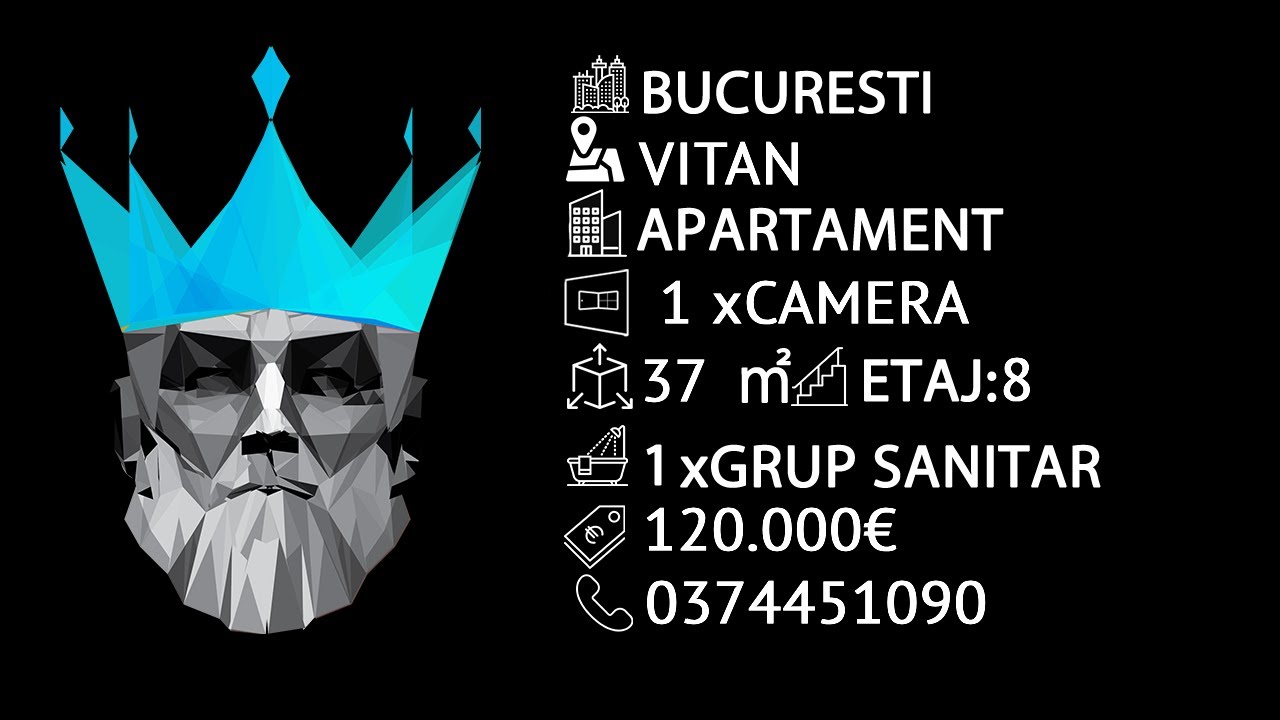 Tur video Garsoniera  Vitan Bucuresti