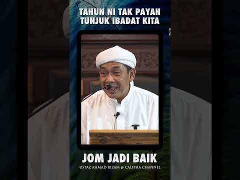 Tahun Ni Kita Tak Payah Tunjuk Ibadat Kita Ya.. Ustaz Ahmad Rizam @caliphachannel
